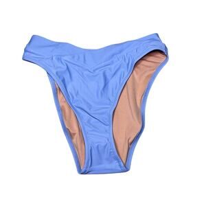 J. Crew Baby Blue Cross Front Cheeky Bikini Bottom Small NWT Crisscross Beach